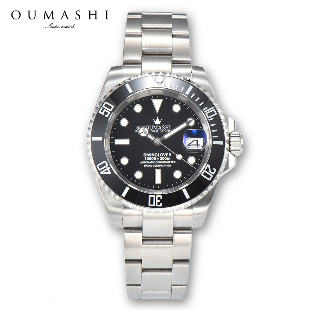Stainless Bracelet Diver - 40 ミリメートル時計自動機械式時計ステンレス鋼防水スポーツダイビング時計サファイアガラス NH35 時計高級メンズ腕時計