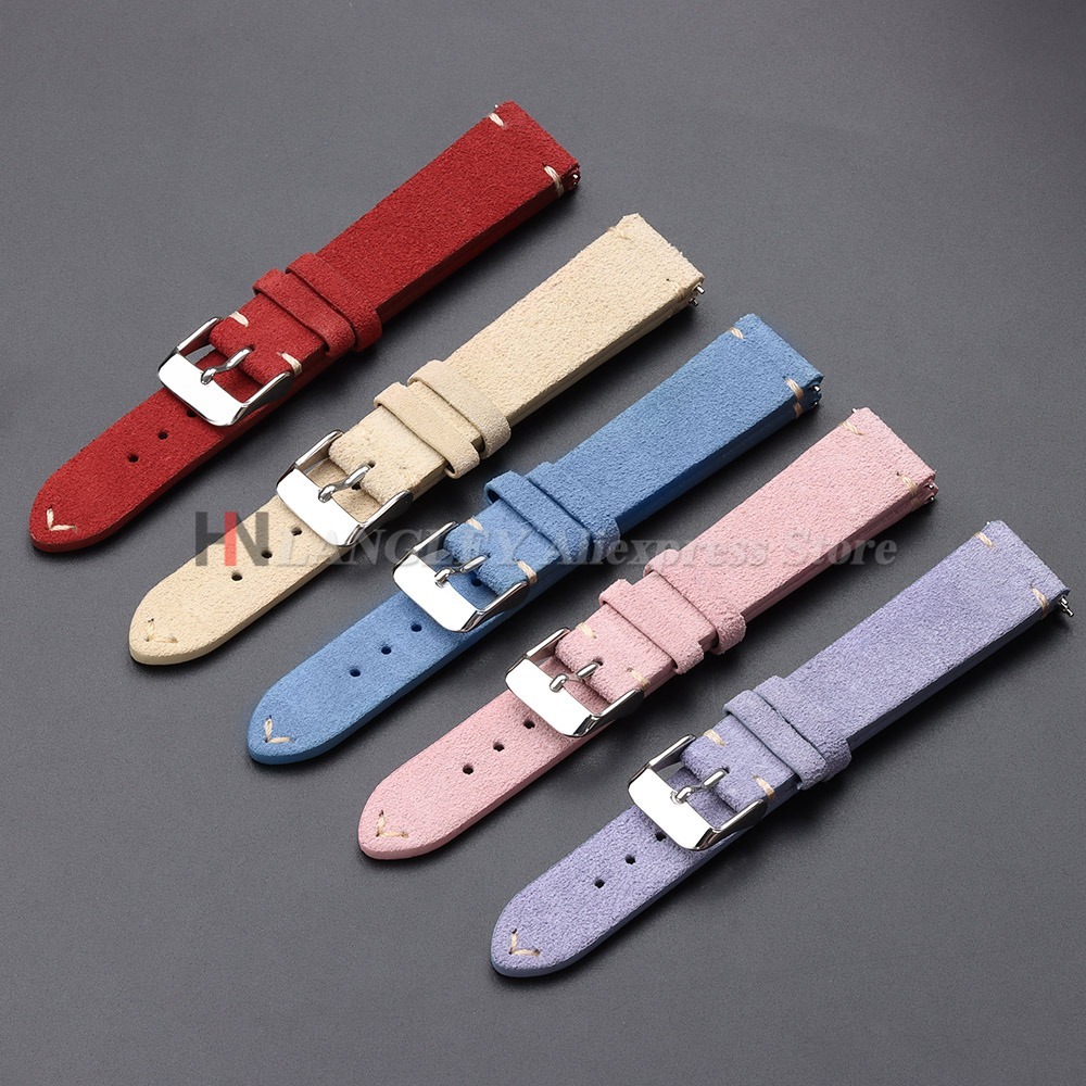 クイックリリースソフトスエード時計ストラップセイコー 18/ - Leather Watch Band Men のレビューと価格