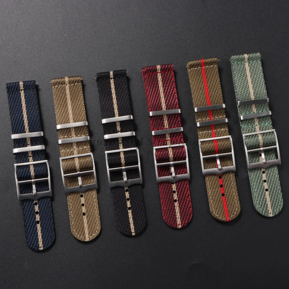 オメガ、チューダー、セイコー対応クイックリリースナイロンスト - Suede Strap Watch のレビューと価格
