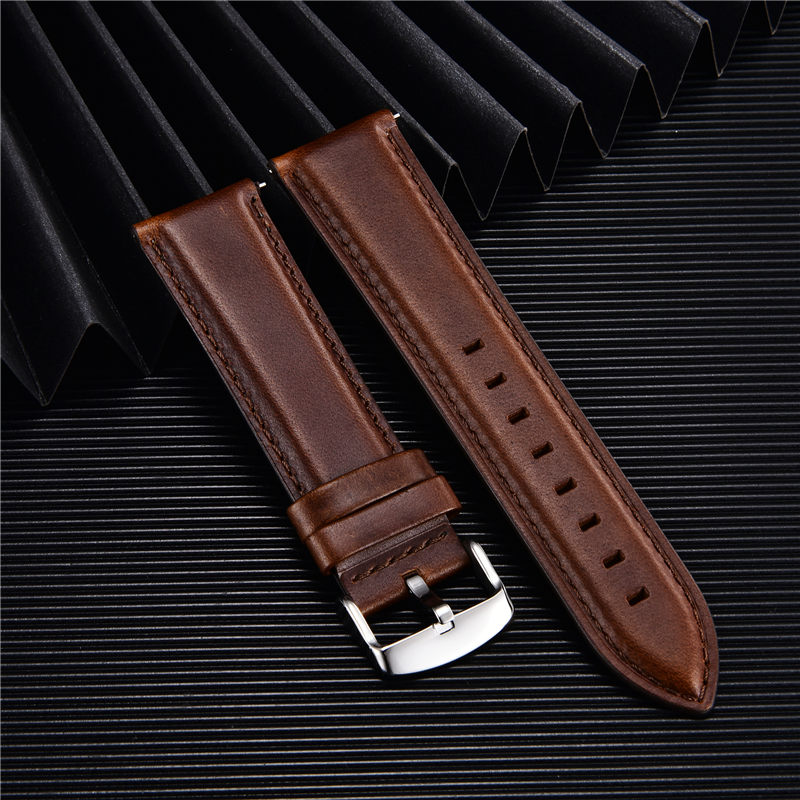 高品質本革時計ストラップ 18 ミリメートル 20 ミリメー - Leather Strap Quick Release のレビューと価格