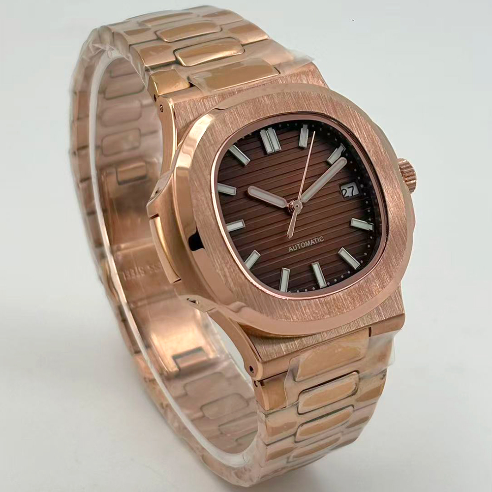 2026年ニューモデル メンズ ローズゴールド 機械式腕時計 - Patek Philippe Watch Nautilus のレビューと価格