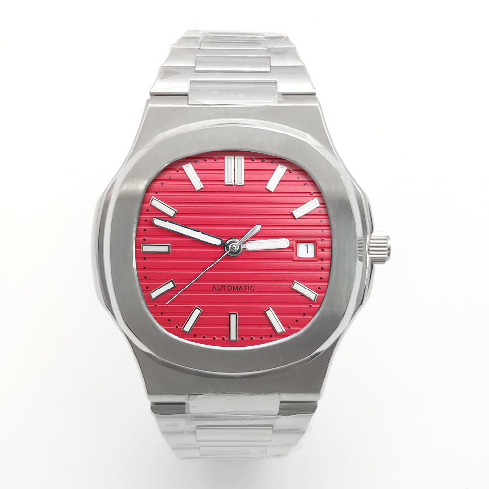 新しいメンズ腕時計機械式 40 ミリメートル時計 8215  - Patek Philippe Watch Nautilus のレビューと価格