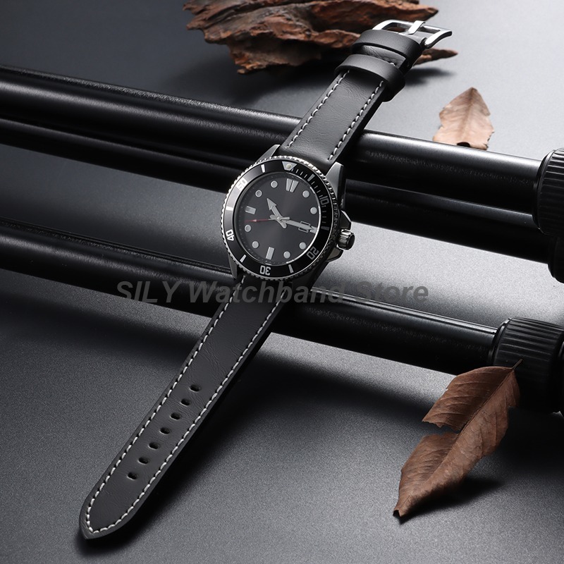 本革時計バンド 18 ミリメートル 20 ミリメートル 22 - Suede Strap Watch のレビューと価格
