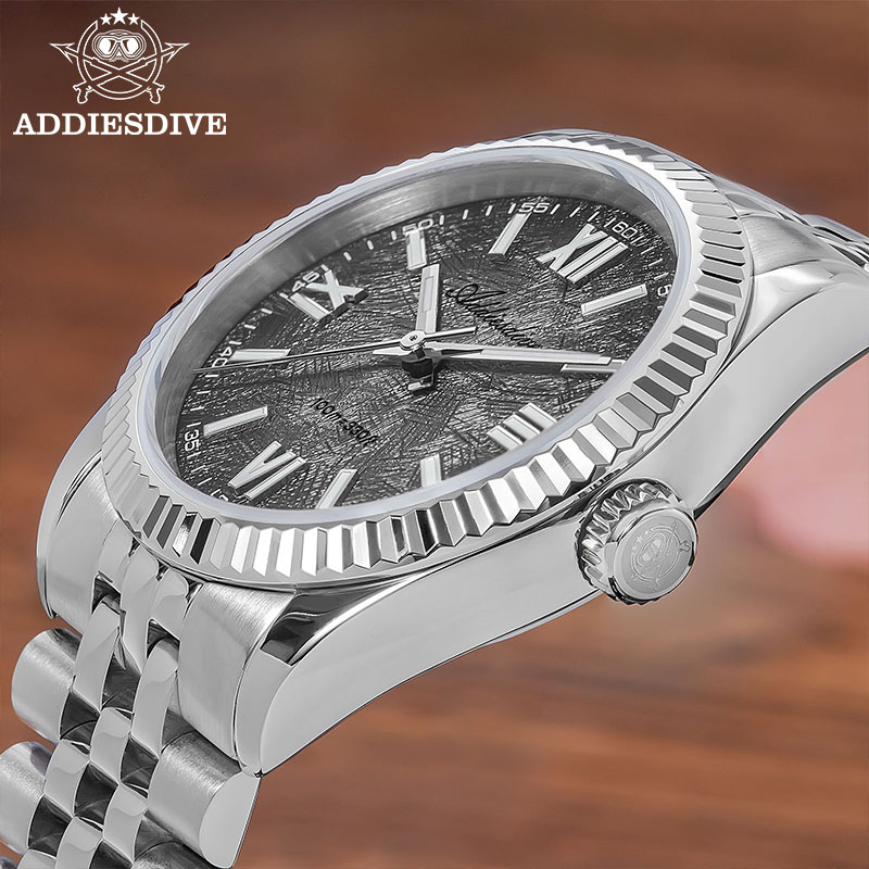 ADDIESDIVE エレガントな女性用腕時計高級サファイア - Stainless Bracelet Diver のレビューと価格