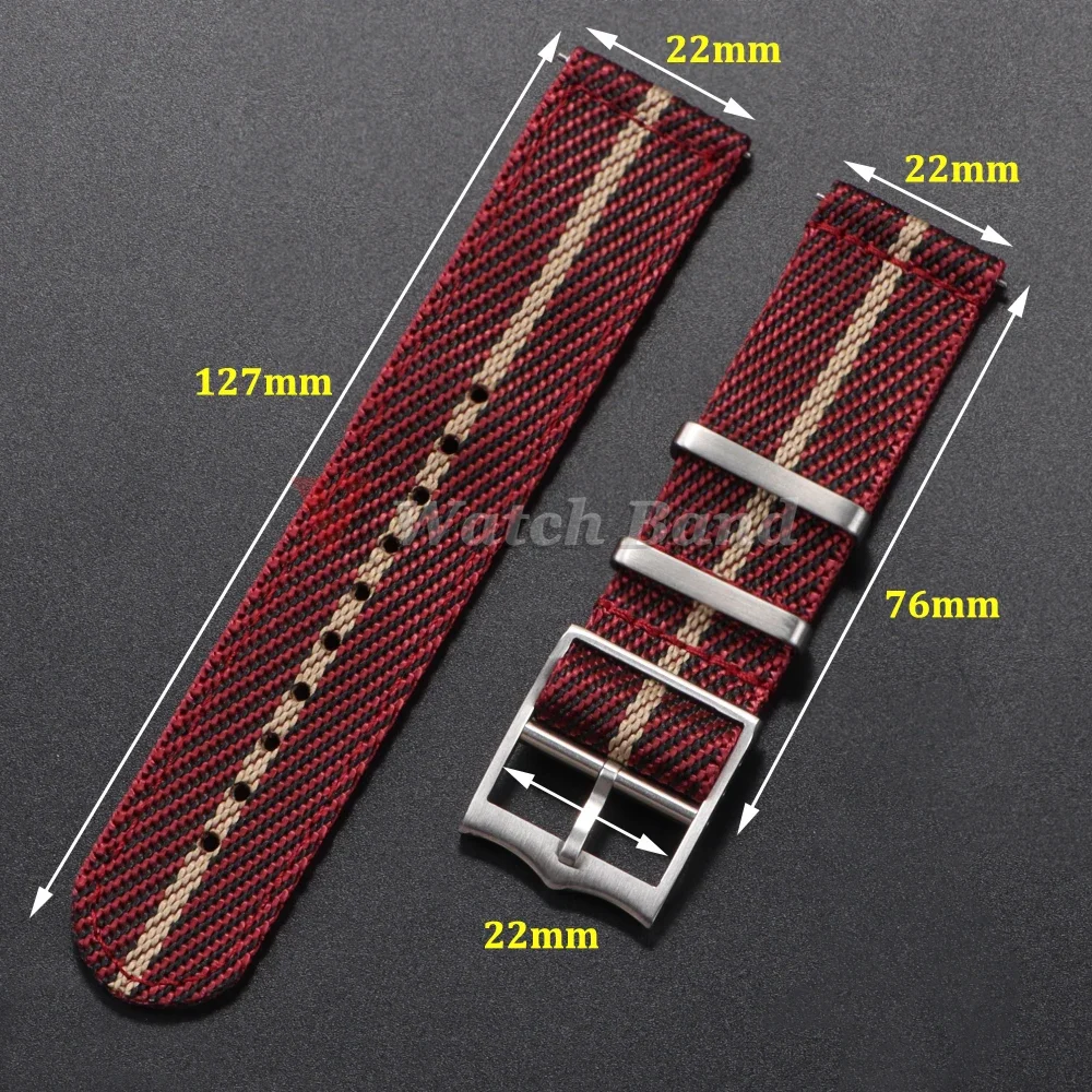 20 22 ミリメートルナイロンストラップチューダーオメガ時 - Suede Strap Watch のレビューと価格
