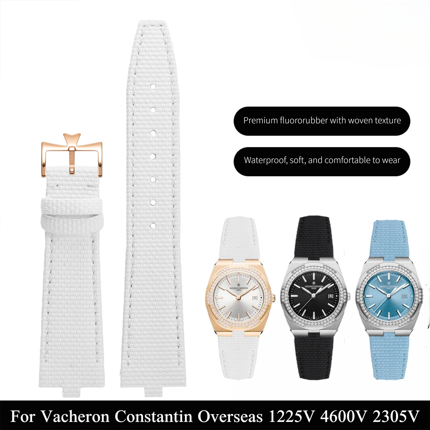 ヴァシュロン・コンスタンタン海外向け 1225V 4600V - Leather Strap Quick Release のレビューと価格