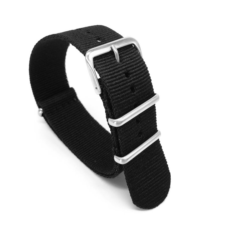 ブラックナイロンストラップ 16 ミリメートル 18 ミリメ - Nato Strap Nylon のレビューと価格