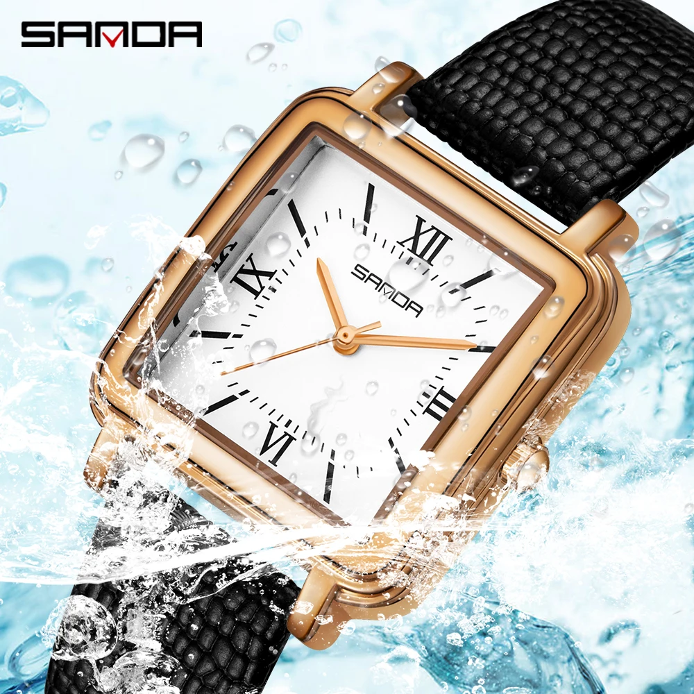 SANDA 高級 1103 クォーツ時計 エレガントなデザイ - Stainless Bracelet Diver のレビューと価格